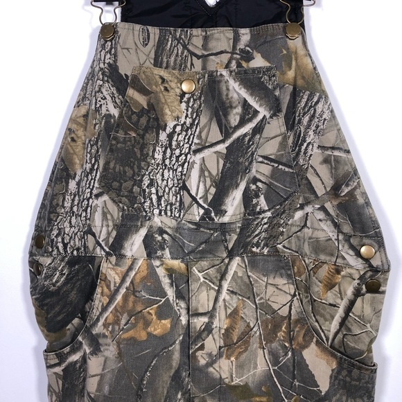 RATTLERS Camo Insulated Overalls REALTREE Hardwood - Picture 8 of 11